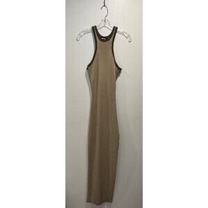 SEROYA Dress Women’s Size Medium Sofie Knit Ribbed Bodycon Slit Sexy